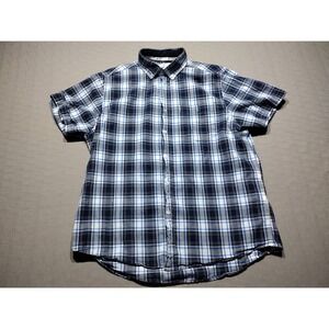 International Report Men's Button-Down Shirt Size M Short Sleeve Multicolor